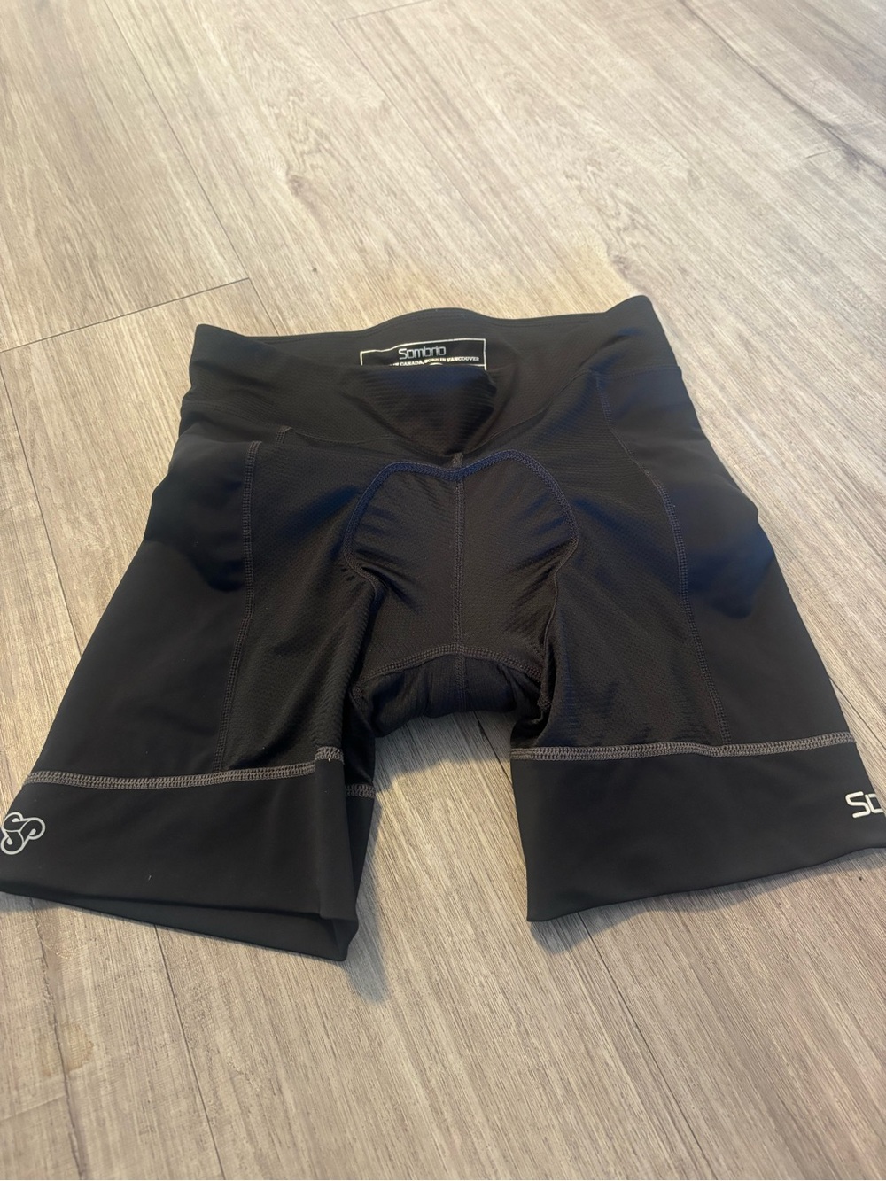 Sombrio Padded Cycling Bike Shorts Black Size Small S Mountain Biking